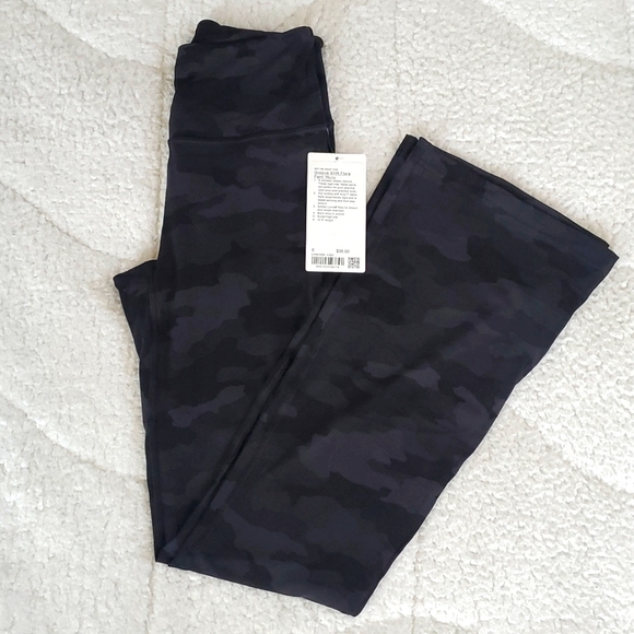 lululemon athletica Pants - Lulu Groove Super-High-Rise Flared Pant Nulu Heritage 365 Camo Deep Coal Multi